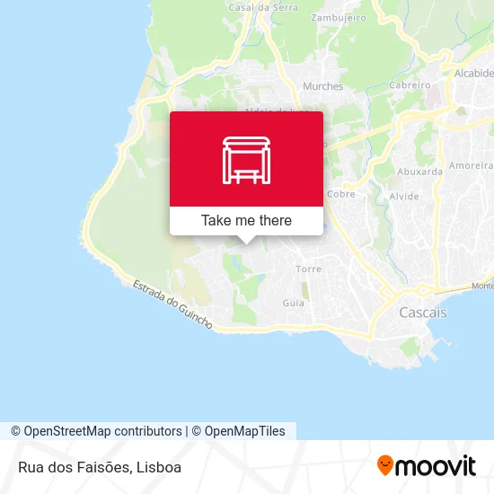 Rua dos Faisões map