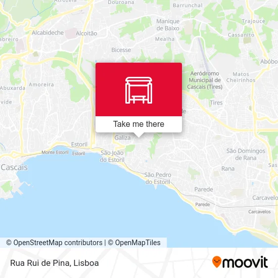 Rua Rui de Pina map