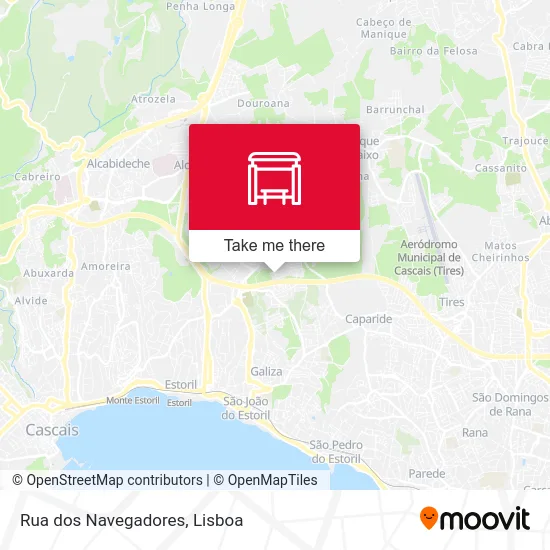 Rua dos Navegadores map