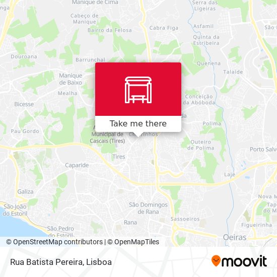 Rua Batista Pereira mapa