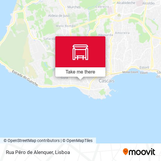 Rua Pêro de Alenquer mapa