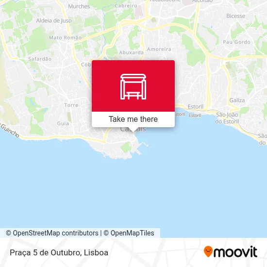 Praça 5 de Outubro map