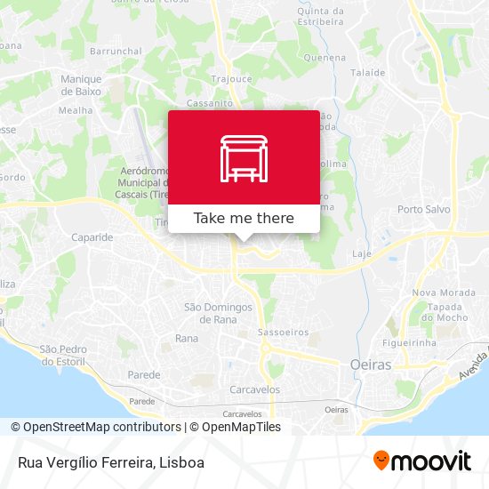 Rua Vergílio Ferreira mapa
