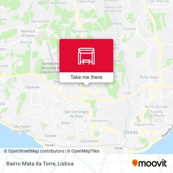 Bairro Mata da Torre mapa