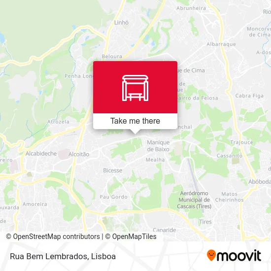 Rua Bem Lembrados map