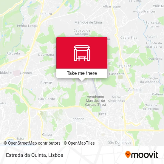 Estrada da Quinta map