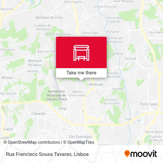 Rua Francisco Sousa Tavares map