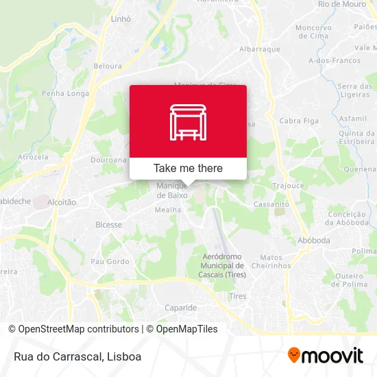 Rua do Carrascal map