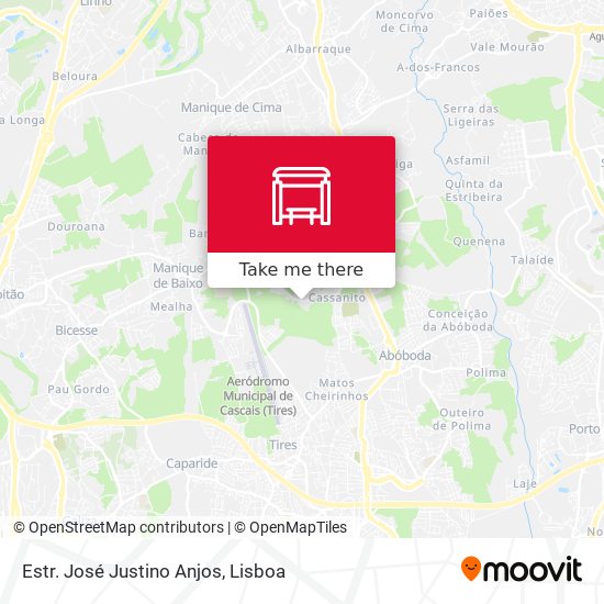 Estr. José Justino Anjos map