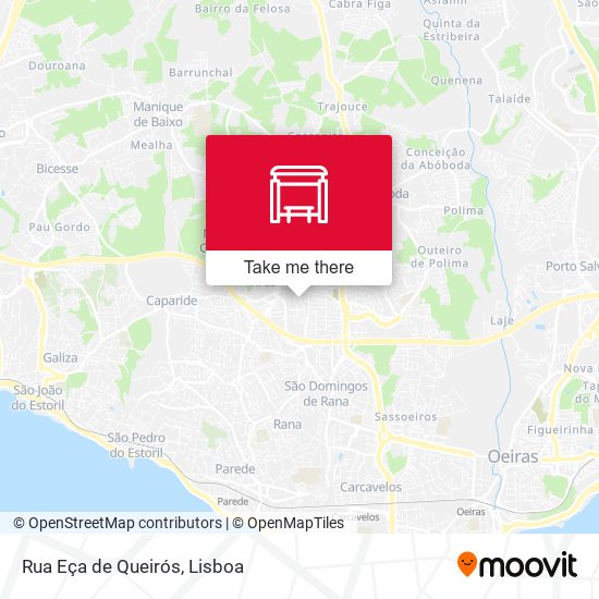Rua Eça de Queirós mapa