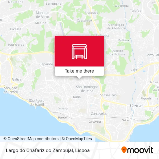 Largo do Chafariz do Zambujal map