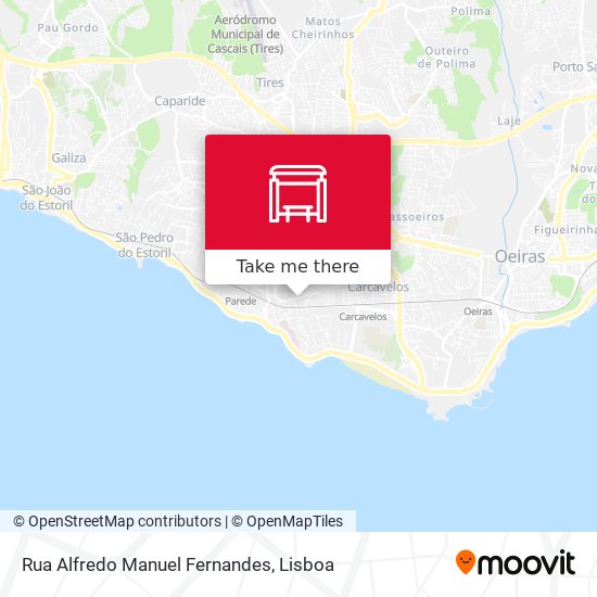 Rua Alfredo Manuel Fernandes mapa