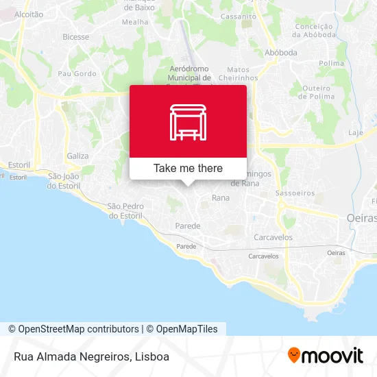 Rua Almada Negreiros map