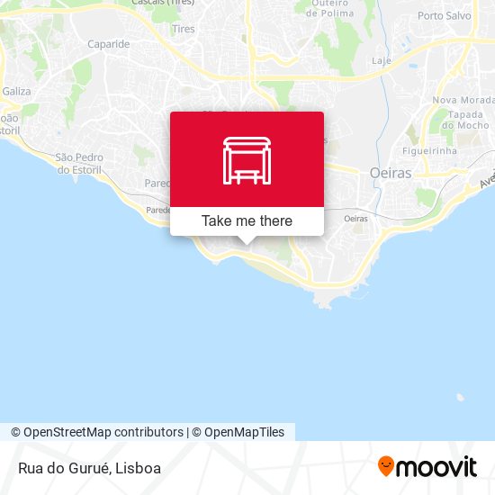 Rua do Gurué mapa