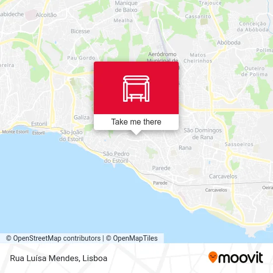 Rua Luísa Mendes map