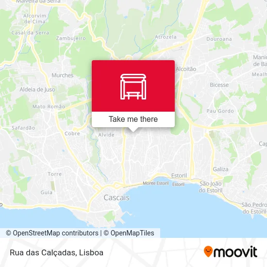 Rua das Calçadas map