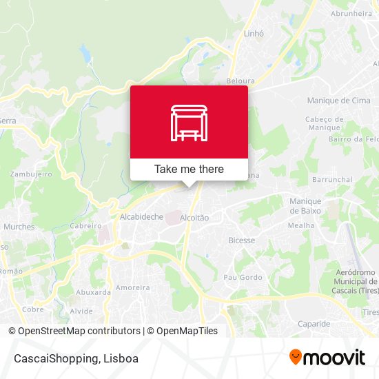 CascaiShopping mapa