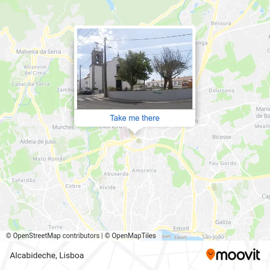 Alcabideche map