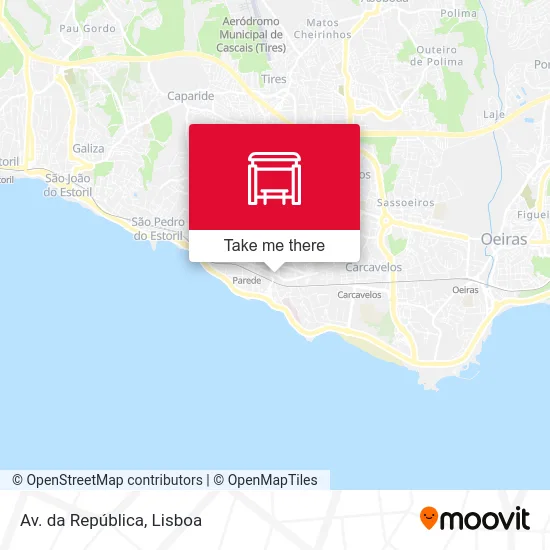 Av. da República map