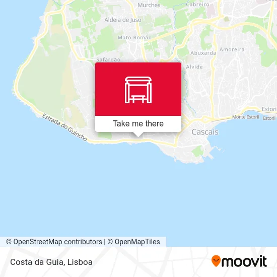 Costa da Guia map