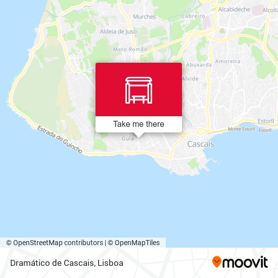 Dramático de Cascais mapa