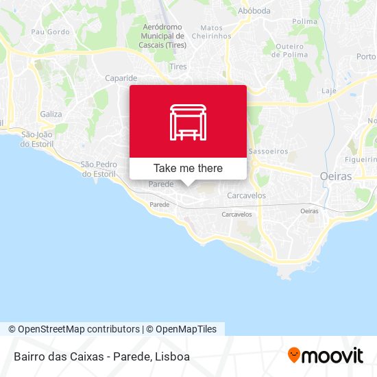 Bairro das Caixas - Parede map