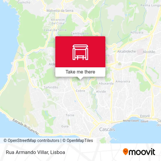 Rua Armando Villar map
