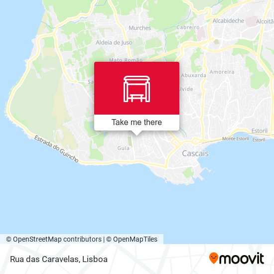 Rua das Caravelas map