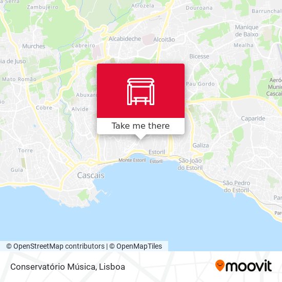 Conservatório Música map