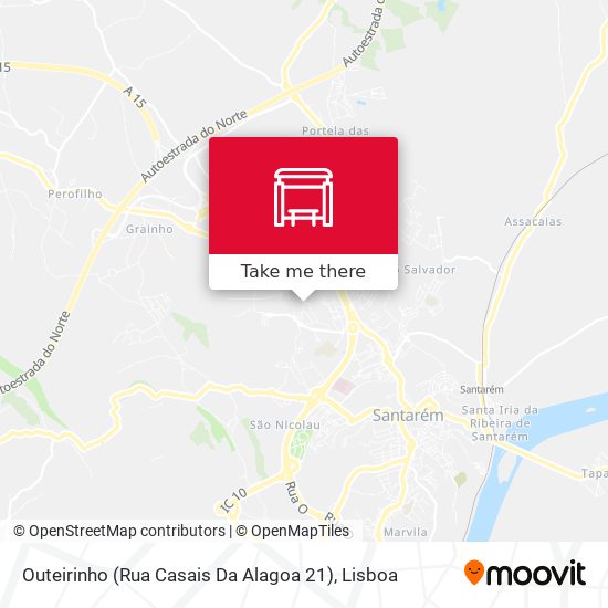 Outeirinho (Rua Casais Da Alagoa 21) mapa