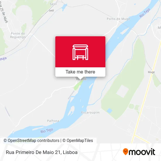 Rua Primeiro De Maio 21 map