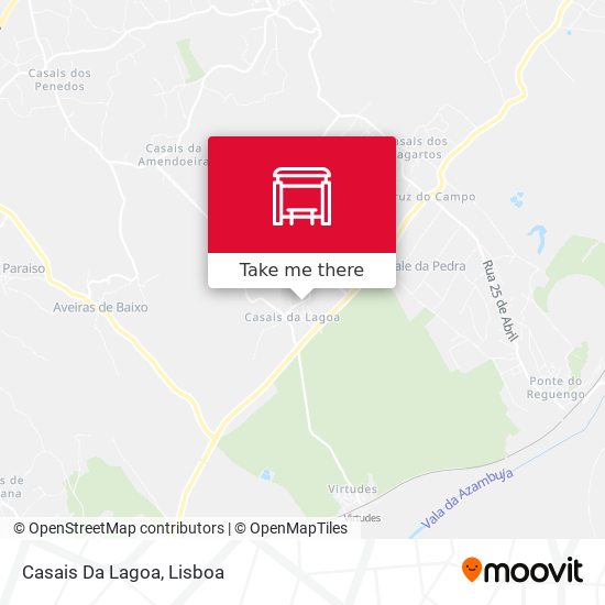 Casais Da Lagoa mapa