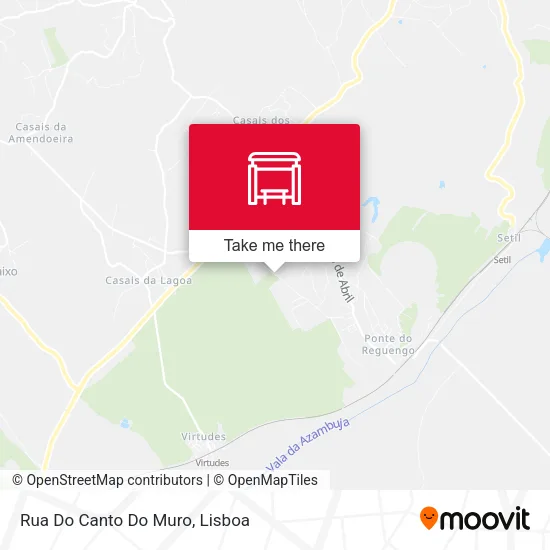 Rua Do Canto Do Muro map