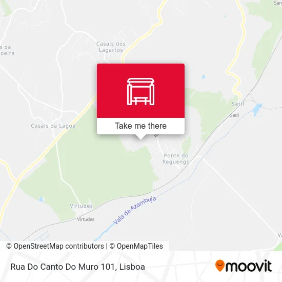 Rua Do Canto Do Muro 101 map