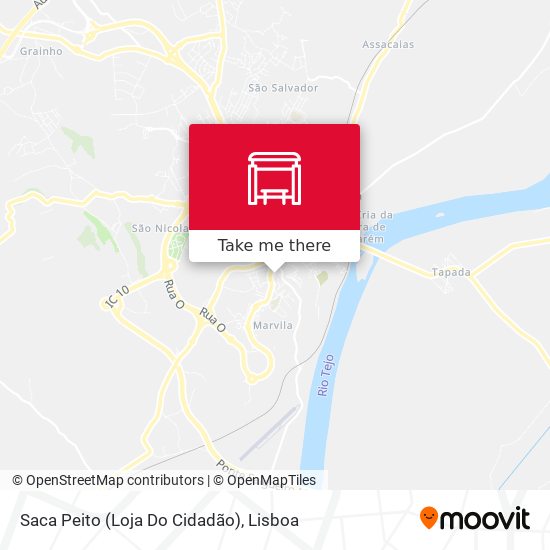 Saca Peito (Loja Do Cidadão) map