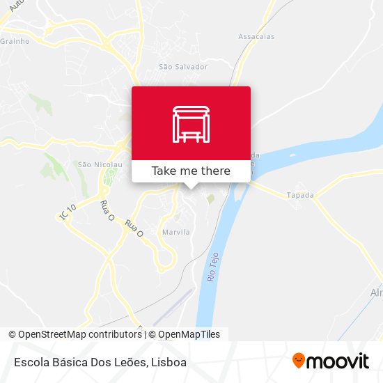 Escola Básica Dos Leões map