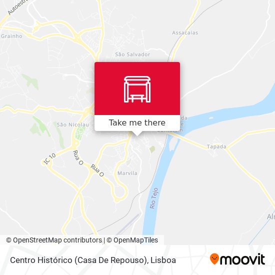 Centro Histórico (Casa De Repouso) mapa