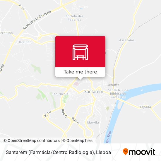 Santarém (Farmácia / Centro Radiologia) mapa