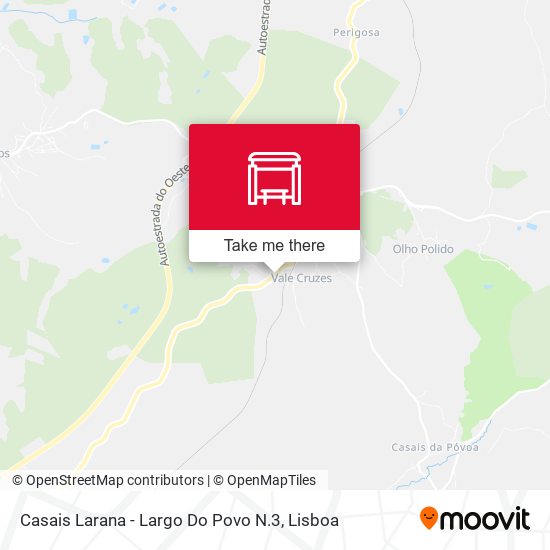 Casais Larana - Largo Do Povo N.3 mapa