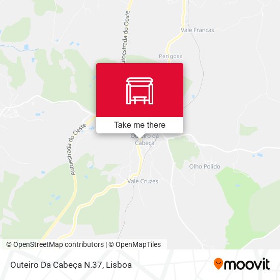 Outeiro Da Cabeça N.37 mapa