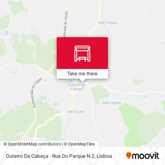 Outeiro Da Cabeça - Rua Do Parque N.2 map