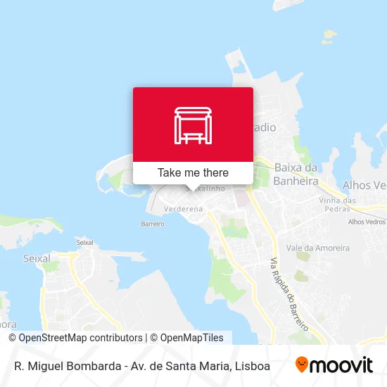 R. Miguel Bombarda - Av. de Santa Maria map