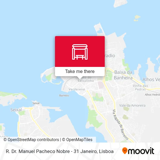 R. Dr. Manuel Pacheco Nobre - 31 Janeiro map