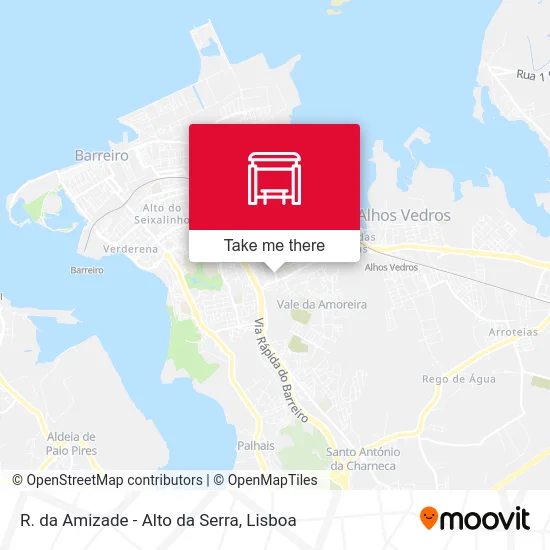 R. da Amizade - Alto da Serra map