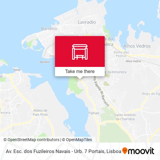 Av. Esc. dos Fuzileiros Navais - Urb. 7 Portais map