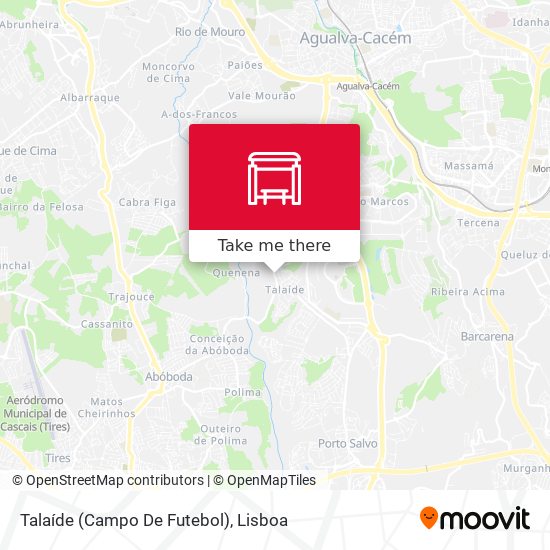 Talaíde (Campo De Futebol) mapa