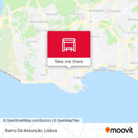 Bairro Da Assunção mapa