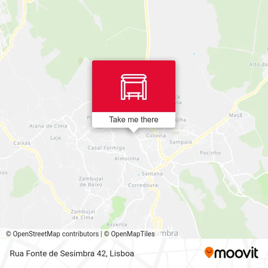 Rua Fonte de Sesimbra 42 map