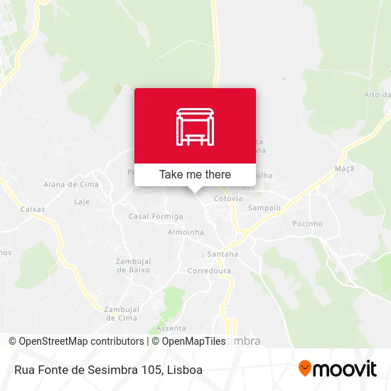 Rua Fonte de Sesimbra 105 map