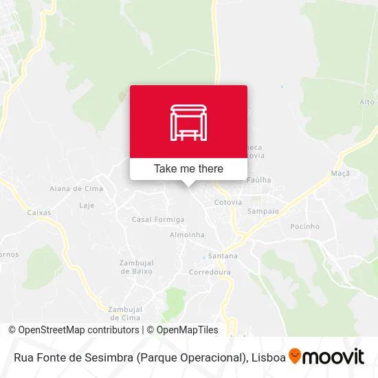 Rua Fonte de Sesimbra (Parque Operacional) map